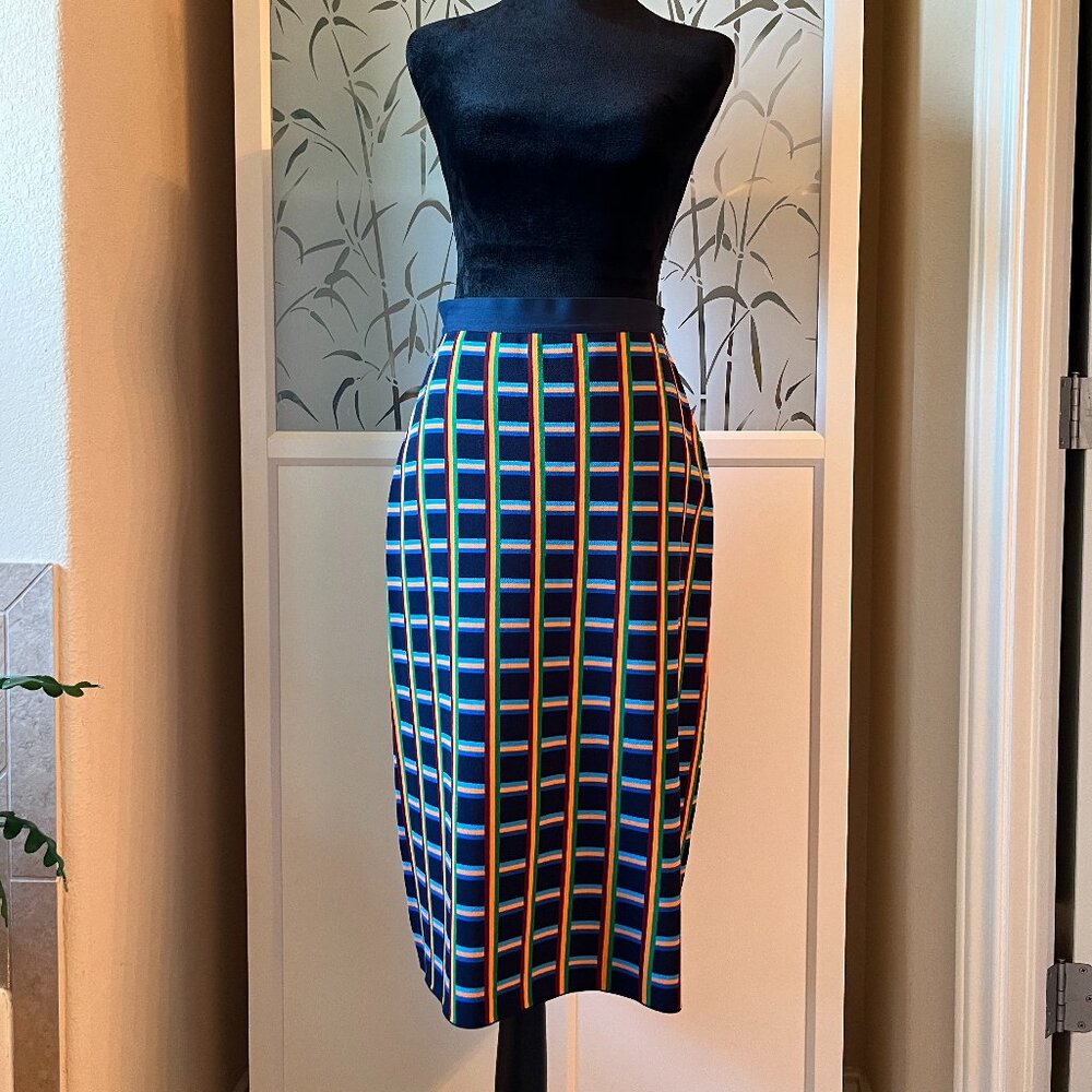 Tory Burch Sport Plaid Skirt S NWT